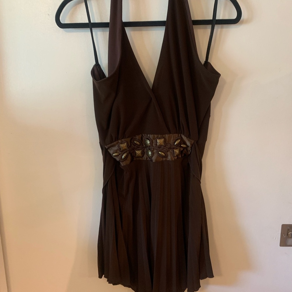 MKM Brown plus size halter top - XXL - Picture 2 of 9